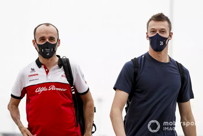 Robert Kubica, Alfa Romeo y Daniil Kvyat, AlphaTauri 