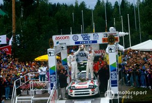 Ganadores Juha Kankkunen, Denis Giraudet, Toyota Celica Turbo 4WD