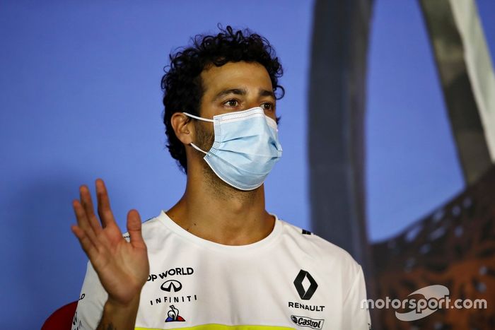 Daniel Ricciardo, Renault F1 en la conferencia de prensa
