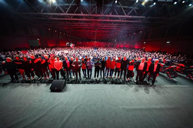 Foto di gruppo Ducati