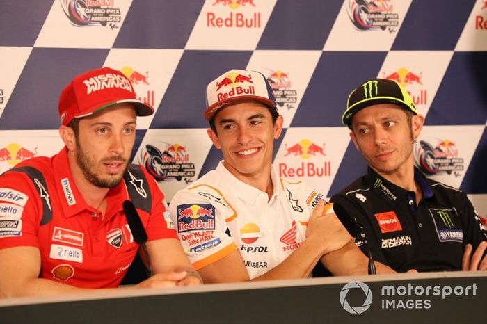 Andrea Dovizioso, Ducati Team, Marc Marquez, Repsol Honda Team, Valentino Rossi, Yamaha Factory Racing, Press Conference