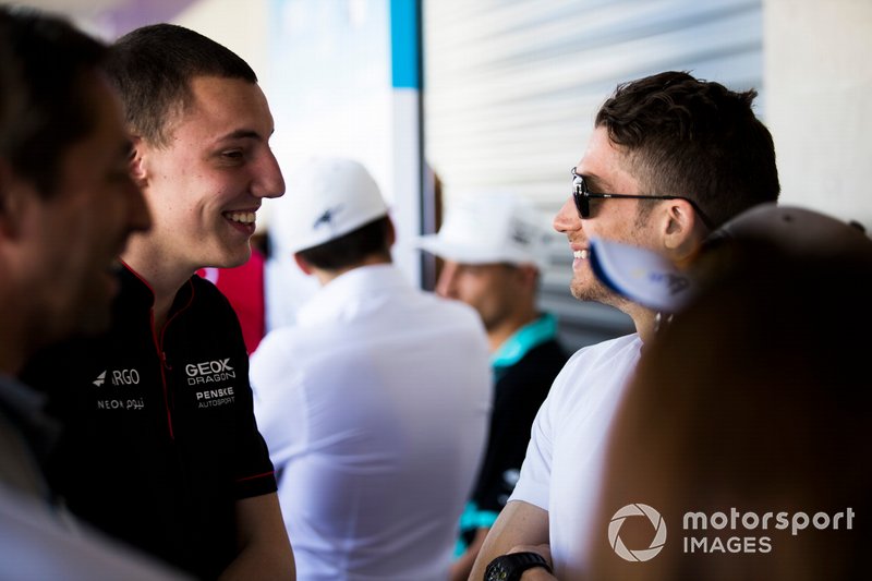 Edoardo Mortara Venturi Formula E talk to Raffaele Marciello, GEOX Dragon, Penske EV-3