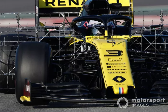 Daniel Ricciardo, Renault F1 Team R.S. 19 , con sensores aerodinámicos