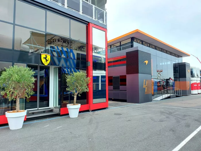 El paddock del circuito de Zandvoort