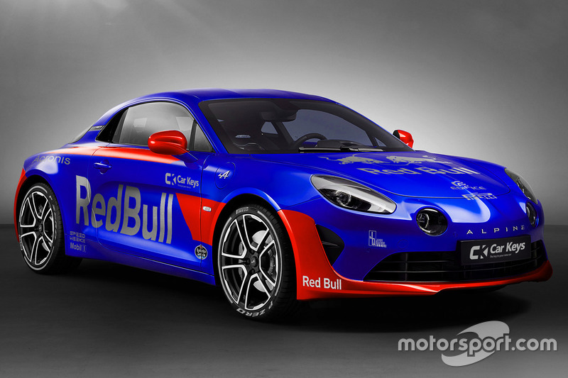 Alpine A110 aux couleurs de Toro Rosso