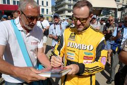 Rubens Barrichello, Racing Team Nederland, avec un fan