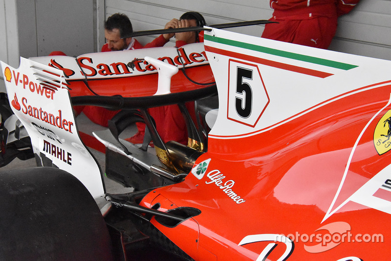 Ferrari SF70H rear detail