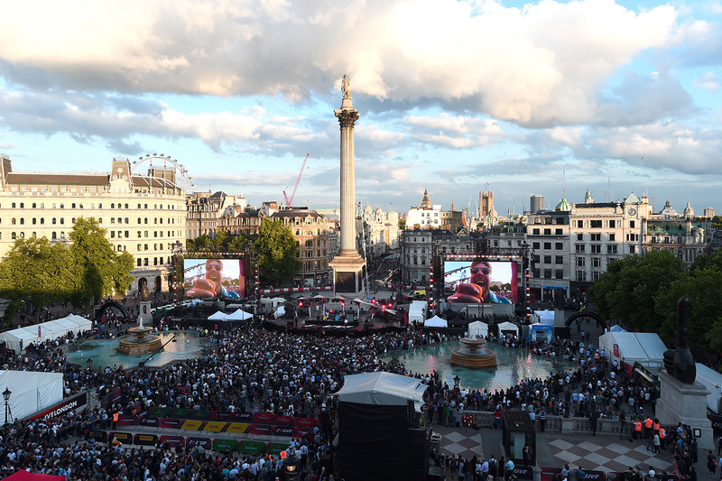 F1 Canlı - Londra, havadan görünüm