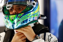 Felipe Massa, Williams, with helmet visor open