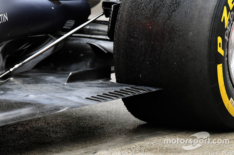 Détail de l'arrière de la Red Bull Racing RB13