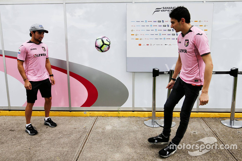 Sergio Perez, Sahara Force India F1, Esteban Ocon, Sahara Force India F1