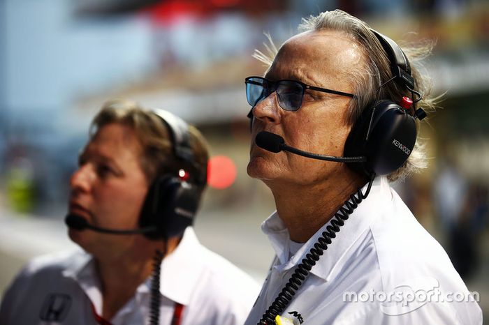Zak Brown, con Mansour Ojjeh, accionista de McLaren