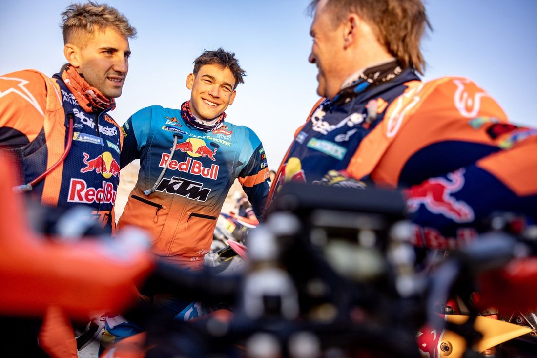 #77 Red Bull KTM Factory Racing KTM: Luciano Benavides, #73 Red Bull KTM Factory Racing KTM: Edgar Canet, #1 Red Bull KTM Factory Racing KTM: Daniel Sanders