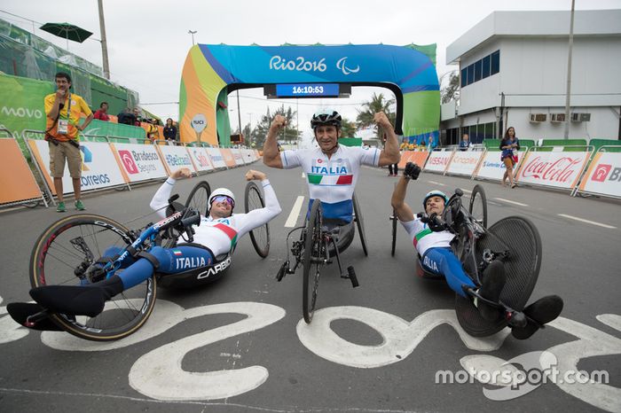 Alex Zanardi con el equipo italiano