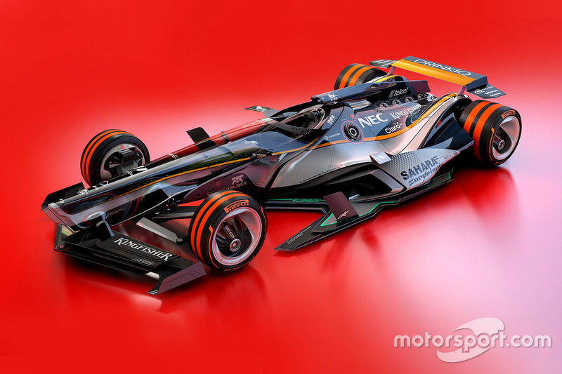 Force India 2030 fantezi tasarım