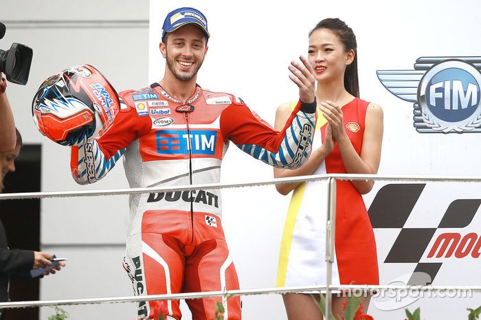 Podium: Ganador, Andrea Dovizioso, Ducati Team