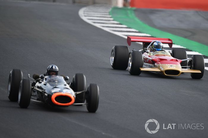Lotus 49B en el desfile del 70º aniversario de Silverstone