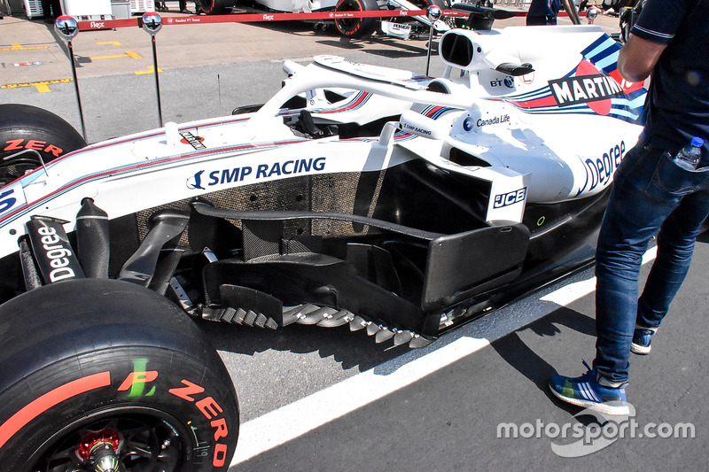 Область дефлектора Williams FW41