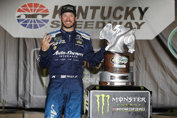Winner Martin Truex Jr., Furniture Row Racing, Toyota Camry Auto-Owners Insurance celebrates