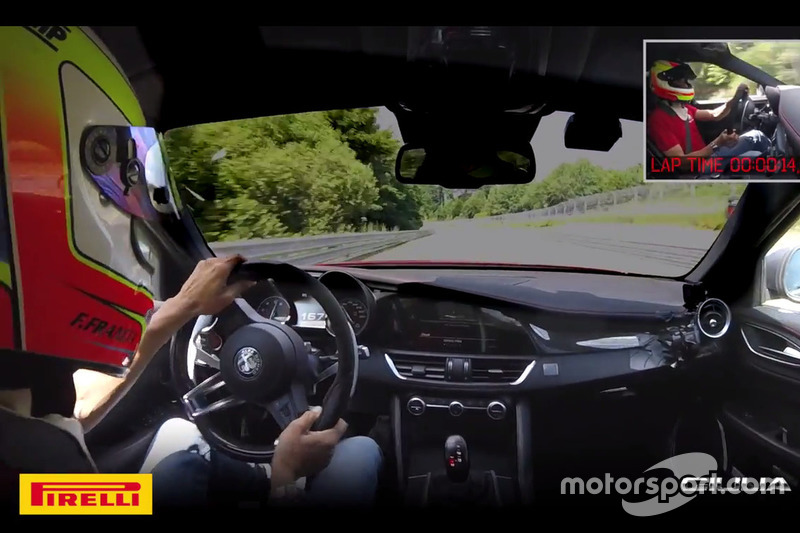 Fabio Francia record al Nordschleife con l'Alfa Giulia Quadrifoglio