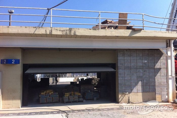 Obras en el autódromo de Interlagos