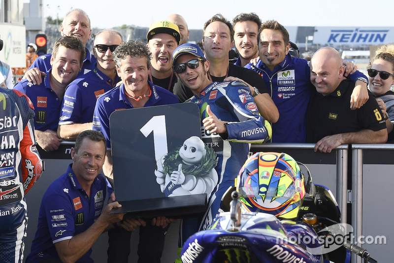 Le poleman Valentino Rossi, Yamaha Factory Racing