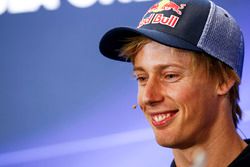 Brendon Hartley, Scuderia Toro Rosso, in the press conference