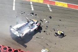 Pietro Fittipaldi, Dragonspeed BR Engineering BR1, victime d'une violente sortie de piste dans le Raidillon