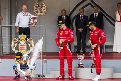 Podio: Lando Norris, Carlin, Antonio Fuoco, Charouz Racing System, Louis Deletraz, Charouz Racing System