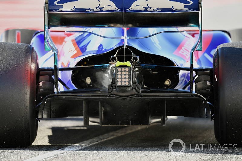 Brendon Hartley, Scuderia Toro Rosso STR13 rear diffuser detail