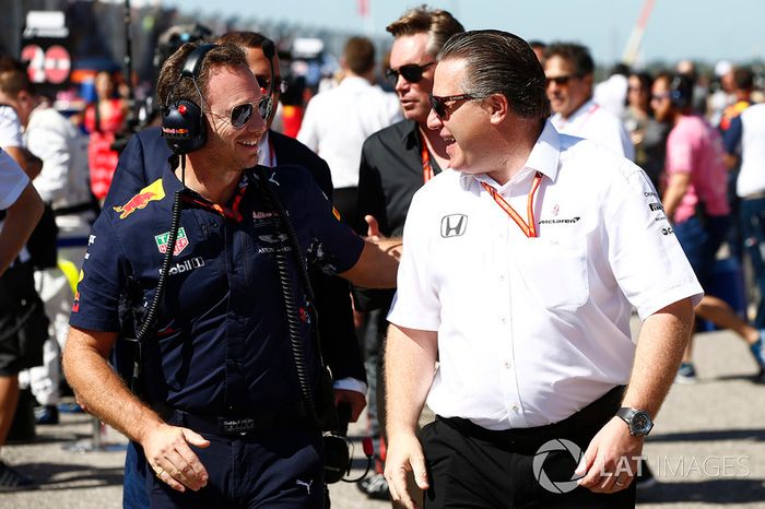 Christian Horner, Red Bull Racing, Zak Brown,, McLaren
