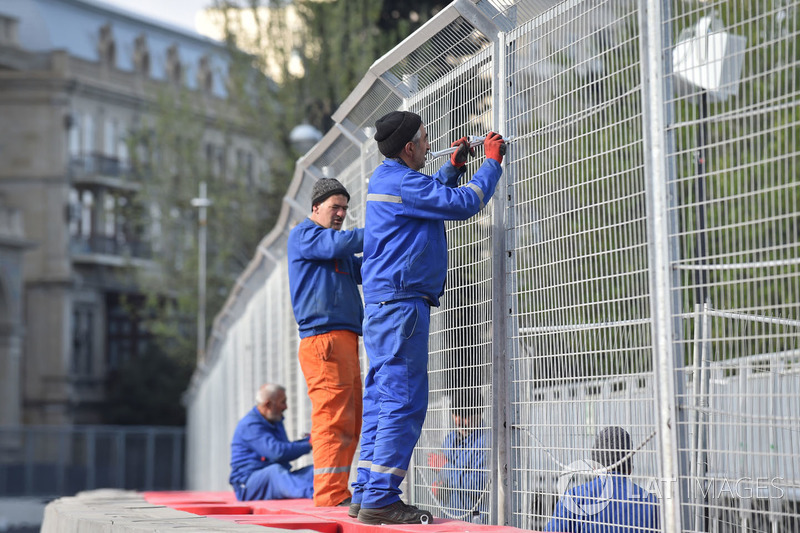 Track workers