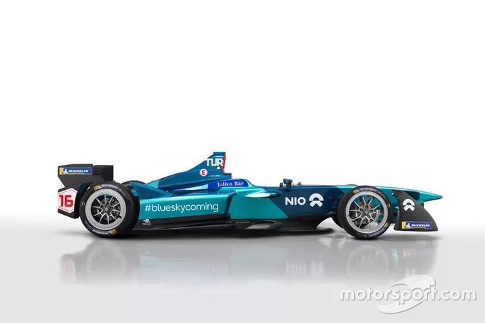 La monoplace NIO pour la saison 2017-18 de Formule E