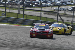 #3 Cadillac Racing Cadillac ATS-VR GT3: Johnny O'Connell, Ricky Taylor, #31 TR3 Racing Ferrari 488 GT3: Daniel Mancinelli, Niccolo Schiro