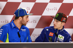 Andrea Iannone, Team Suzuki MotoGP; Maverick Viñales, Yamaha Factory Racing