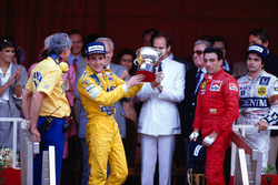Podium: 1. Ayrton Senna, Team Lotus; 2. Nelson Piquet, Williams; 3. Michele Alboreto, Ferrari