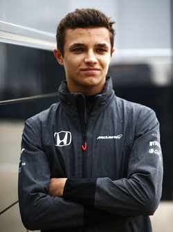 McLaren junior driver Lando Norris
