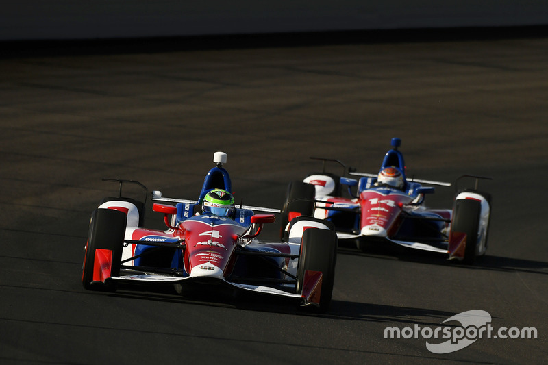 Conor Daly, A.J. Foyt Enterprises Chevrolet, Carlos Munoz, A.J. Foyt Enterprises Chevrolet