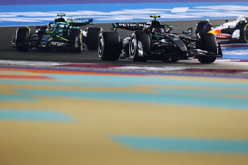 Fernando Alonso, Aston Martin Racing, Andrea Kimi Antonelli, Mercedes