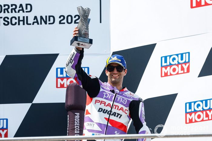 Podio: tercer puesto Johann Zarco, Pramac Racing