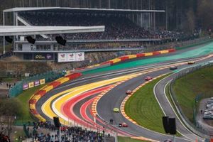 Track action at Eau Rouge