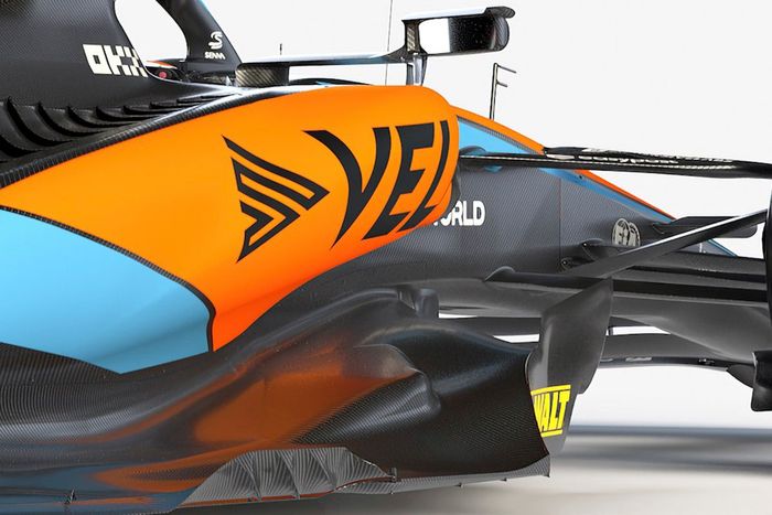 McLaren MCL60, detalle piso