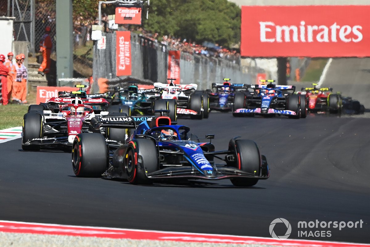 Nyck de Vries made his F1 debut with Williams at the Italian GP