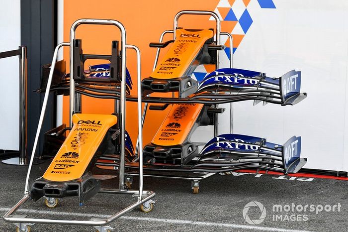 Ala delantera del McLaren MCL34 