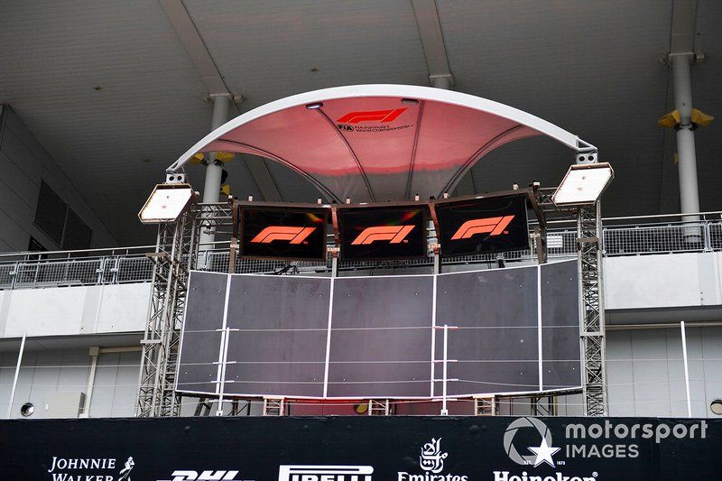 Preparaciones para la llegada del tifón a Suzuka