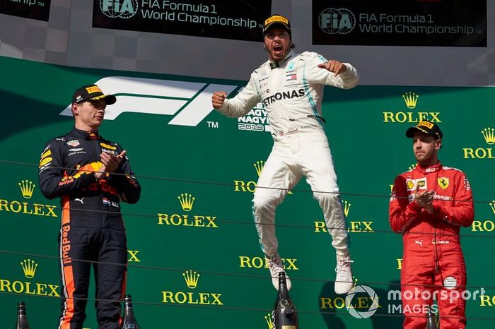 28. Lewis Hamilton-Max Verstappen-Sebastian Vettel: 5