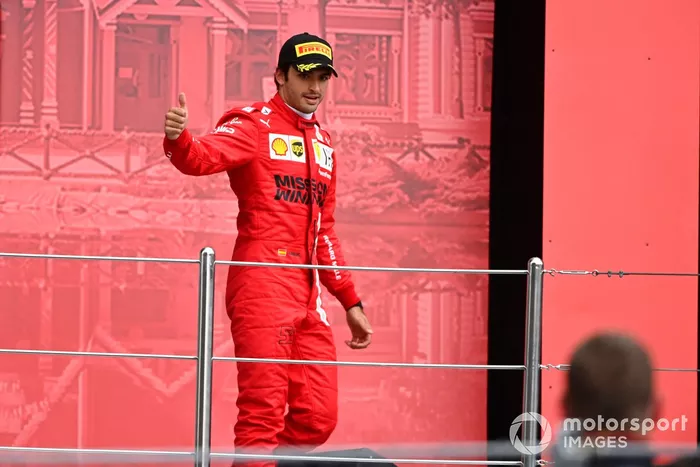 104- Carlos Sainz, 3º en el GP de Rusia 2021 con Ferrari
