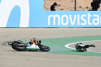 La chute de Cal Crutchlow, Team LCR Honda