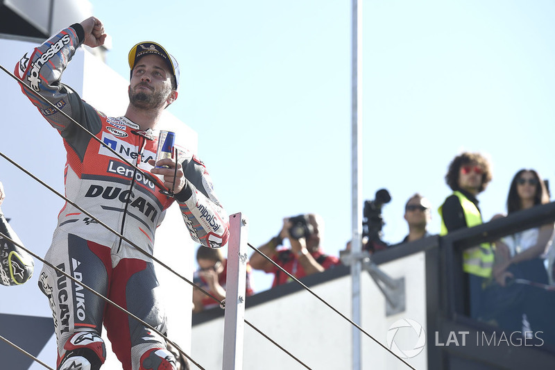 Подіум: переможець Андреа Довіціозо, Ducati Team