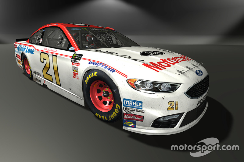 Paul Menard, Wood Brothers Racing, Ford Fusion - NASCAR Heat 3 skin